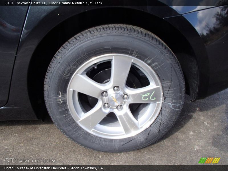 Black Granite Metallic / Jet Black 2013 Chevrolet Cruze LT