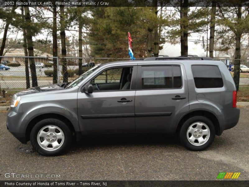 Polished Metal Metallic / Gray 2012 Honda Pilot LX 4WD