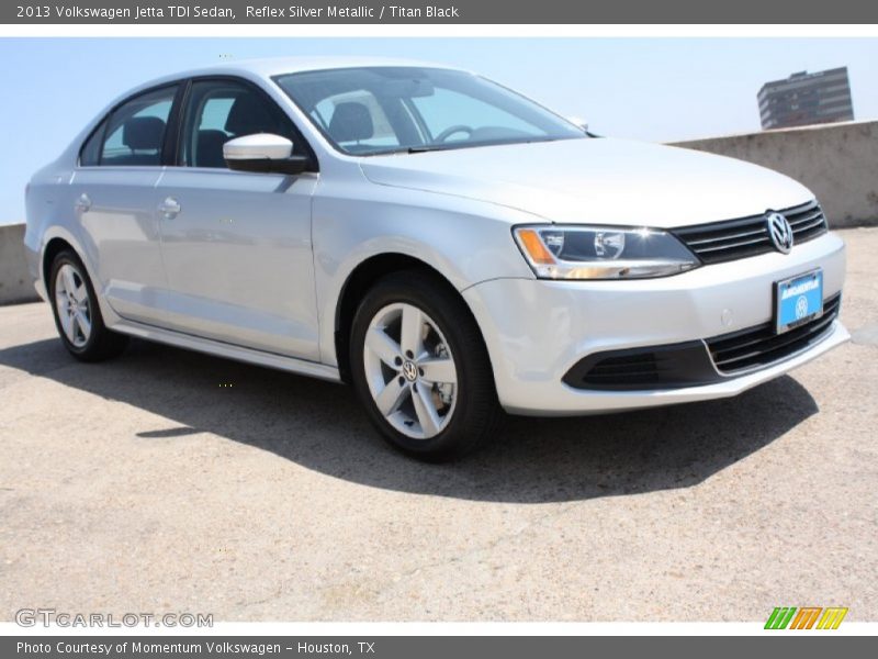 Reflex Silver Metallic / Titan Black 2013 Volkswagen Jetta TDI Sedan