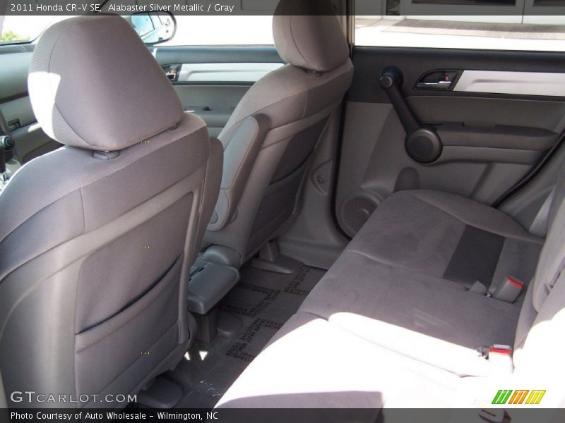 Alabaster Silver Metallic / Gray 2011 Honda CR-V SE