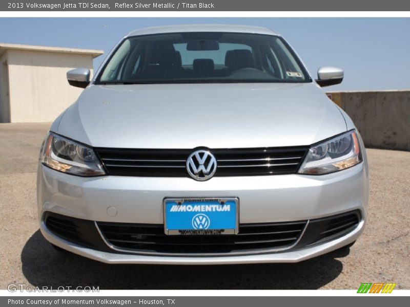 Reflex Silver Metallic / Titan Black 2013 Volkswagen Jetta TDI Sedan