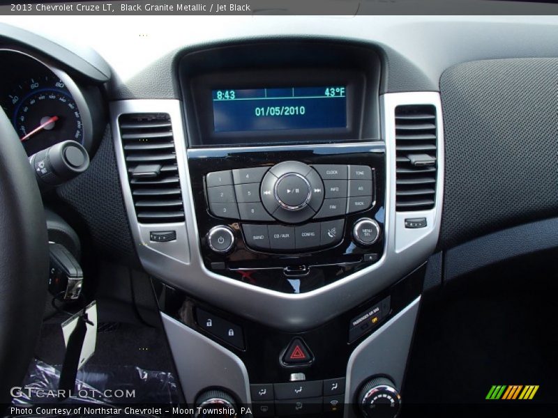 Black Granite Metallic / Jet Black 2013 Chevrolet Cruze LT
