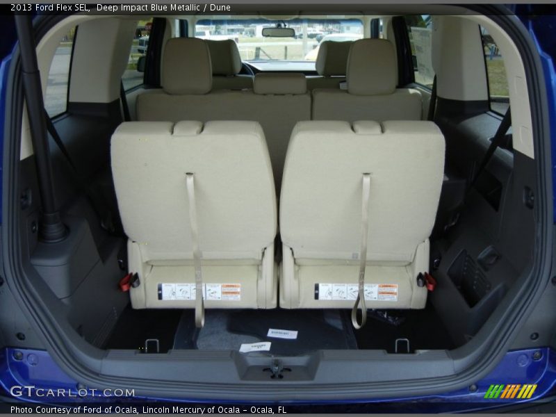 Deep Impact Blue Metallic / Dune 2013 Ford Flex SEL