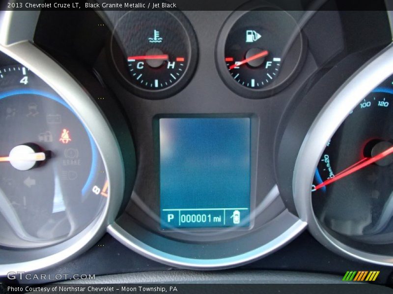 Black Granite Metallic / Jet Black 2013 Chevrolet Cruze LT