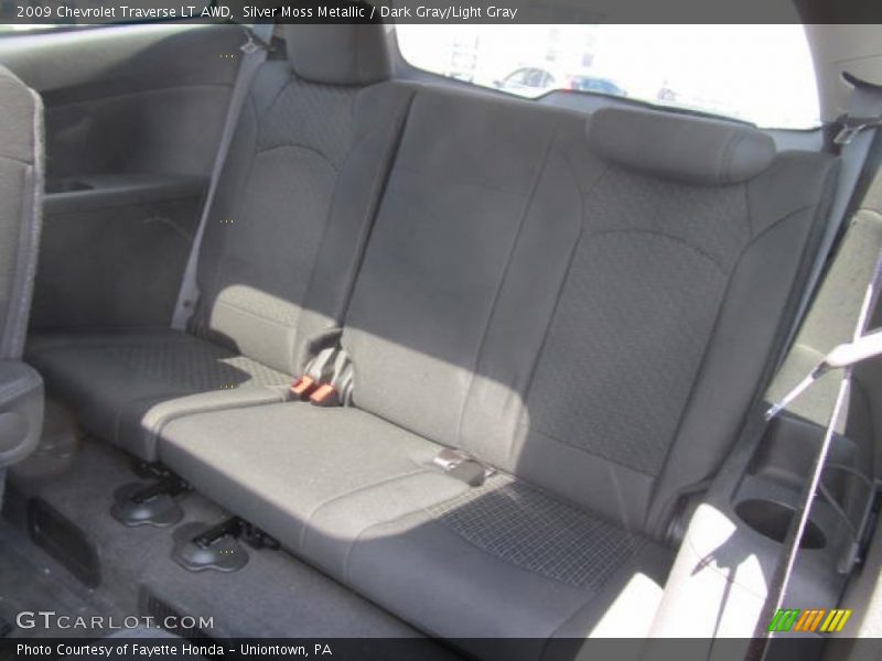 Silver Moss Metallic / Dark Gray/Light Gray 2009 Chevrolet Traverse LT AWD