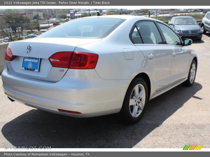 Reflex Silver Metallic / Titan Black 2013 Volkswagen Jetta TDI Sedan