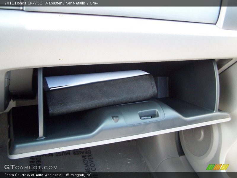 Alabaster Silver Metallic / Gray 2011 Honda CR-V SE