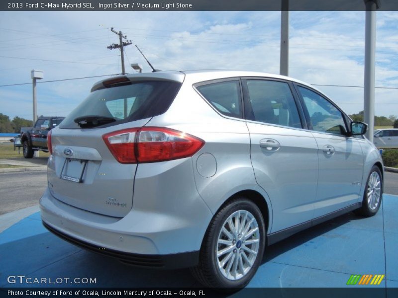 Ingot Silver / Medium Light Stone 2013 Ford C-Max Hybrid SEL