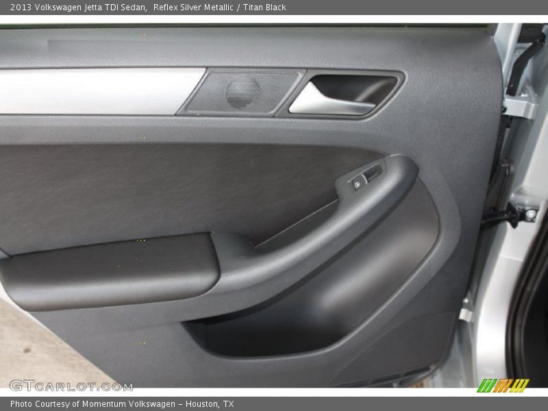Reflex Silver Metallic / Titan Black 2013 Volkswagen Jetta TDI Sedan