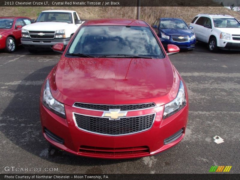 Crystal Red Metallic Tintcoat / Jet Black 2013 Chevrolet Cruze LT