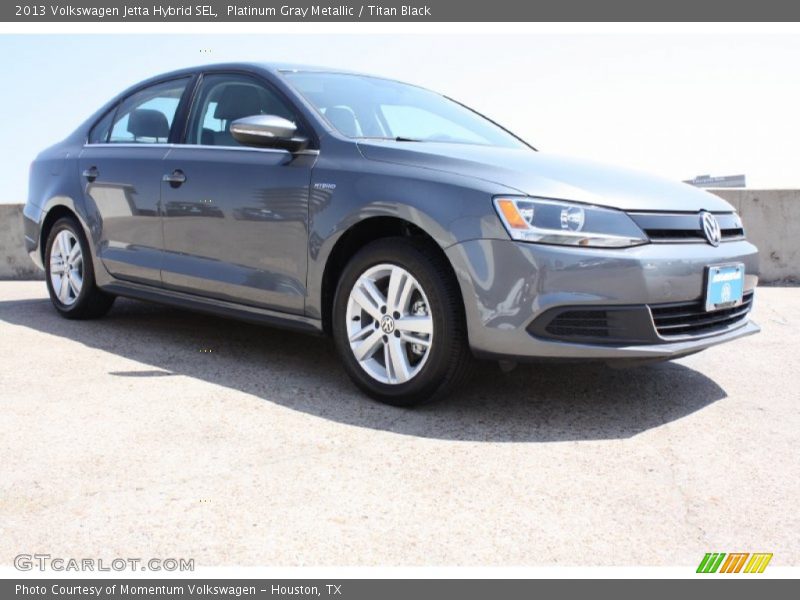 Platinum Gray Metallic / Titan Black 2013 Volkswagen Jetta Hybrid SEL