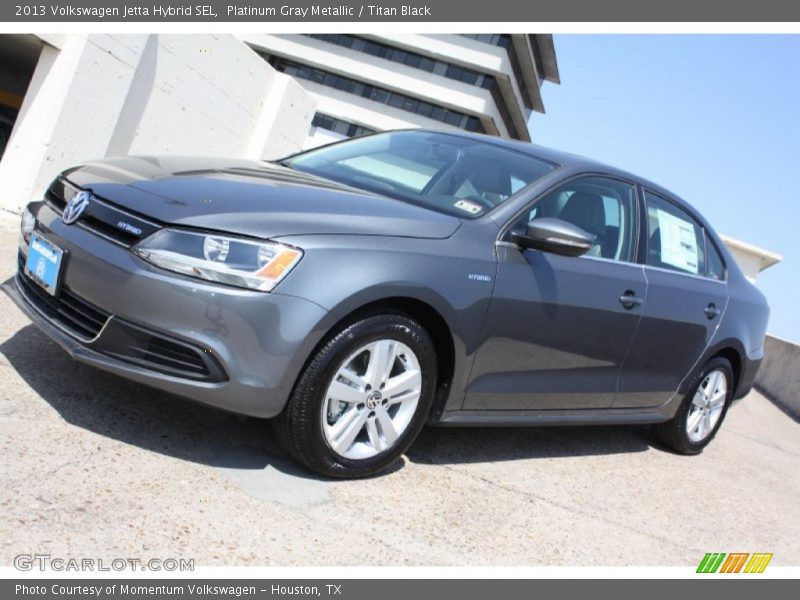 Platinum Gray Metallic / Titan Black 2013 Volkswagen Jetta Hybrid SEL