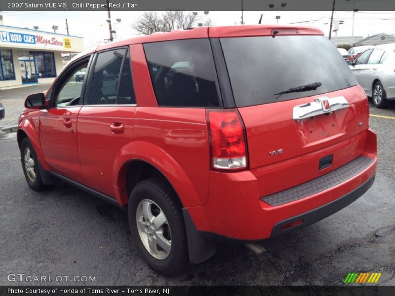 Chili Pepper Red / Tan 2007 Saturn VUE V6