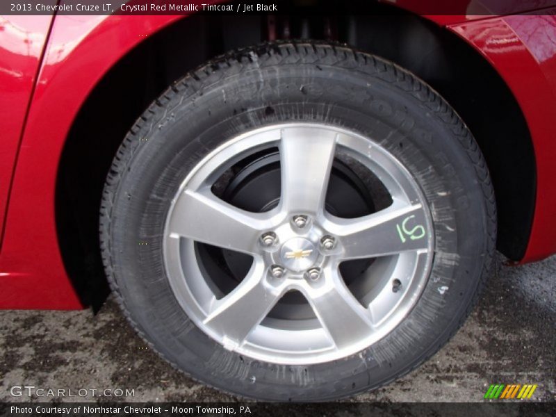 Crystal Red Metallic Tintcoat / Jet Black 2013 Chevrolet Cruze LT