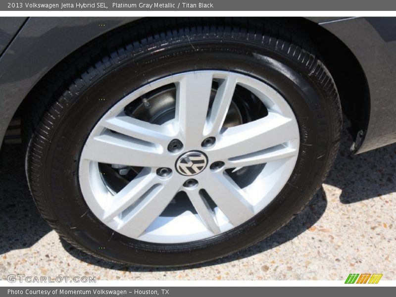 Platinum Gray Metallic / Titan Black 2013 Volkswagen Jetta Hybrid SEL