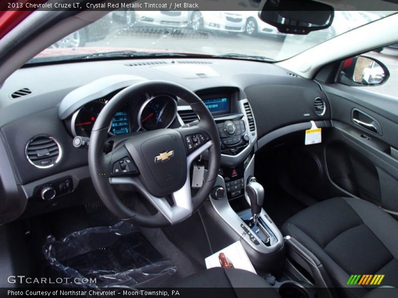 Crystal Red Metallic Tintcoat / Jet Black 2013 Chevrolet Cruze LT