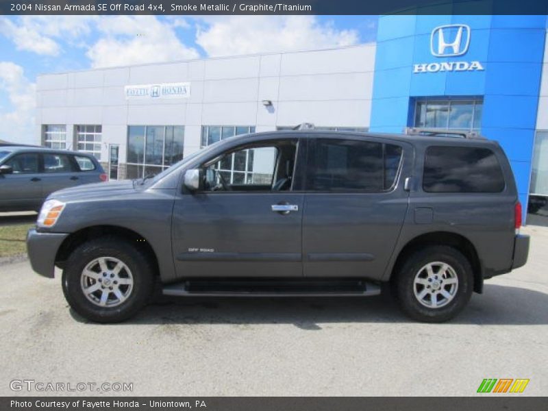 Smoke Metallic / Graphite/Titanium 2004 Nissan Armada SE Off Road 4x4