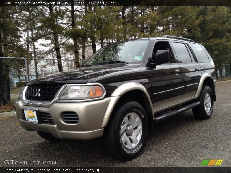 Solano Black Pearl / Tan 2002 Mitsubishi Montero Sport XLS 4x4