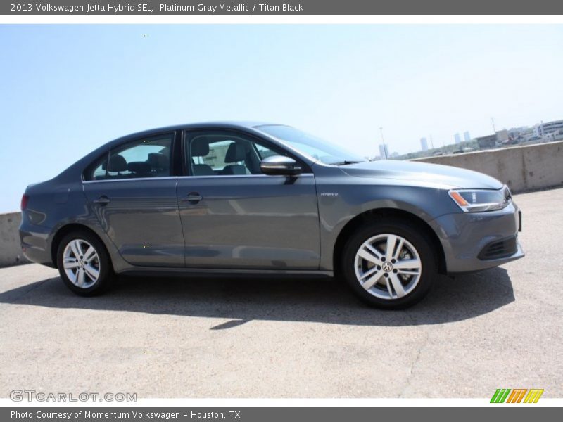 Platinum Gray Metallic / Titan Black 2013 Volkswagen Jetta Hybrid SEL