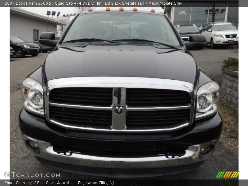 Brilliant Black Crystal Pearl / Medium Slate Gray 2007 Dodge Ram 3500 ST Quad Cab 4x4 Dually