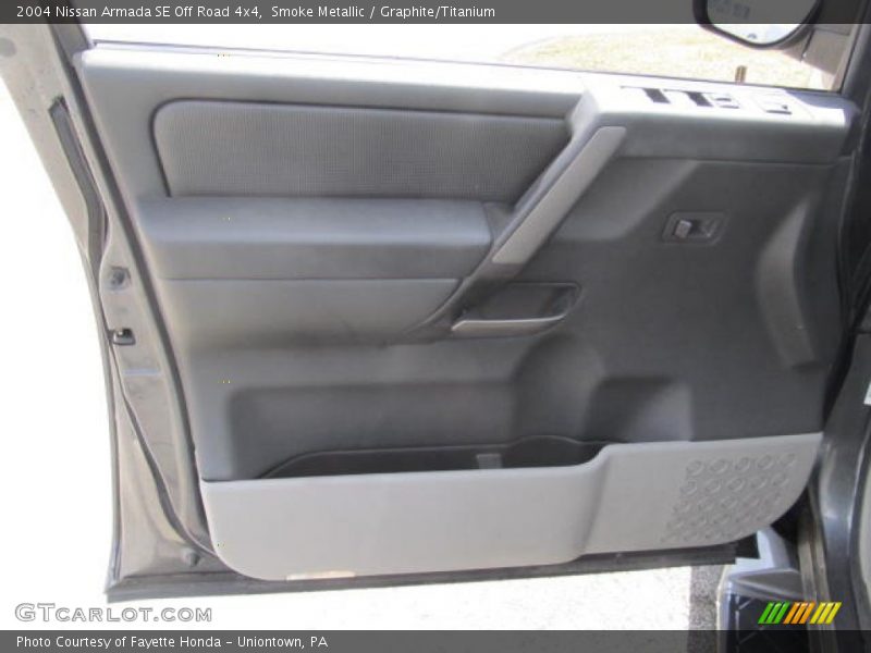 Smoke Metallic / Graphite/Titanium 2004 Nissan Armada SE Off Road 4x4