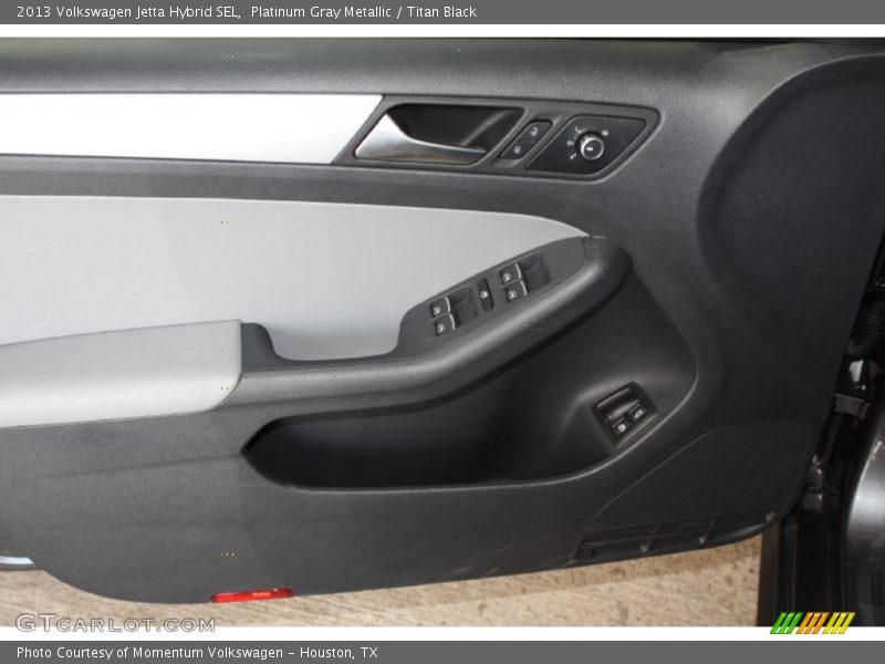 Platinum Gray Metallic / Titan Black 2013 Volkswagen Jetta Hybrid SEL