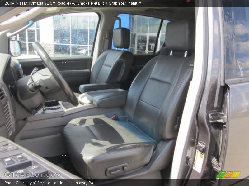 2004 Armada SE Off Road 4x4 Graphite/Titanium Interior