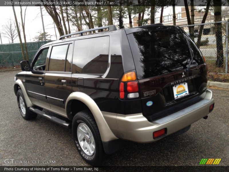 Solano Black Pearl / Tan 2002 Mitsubishi Montero Sport XLS 4x4