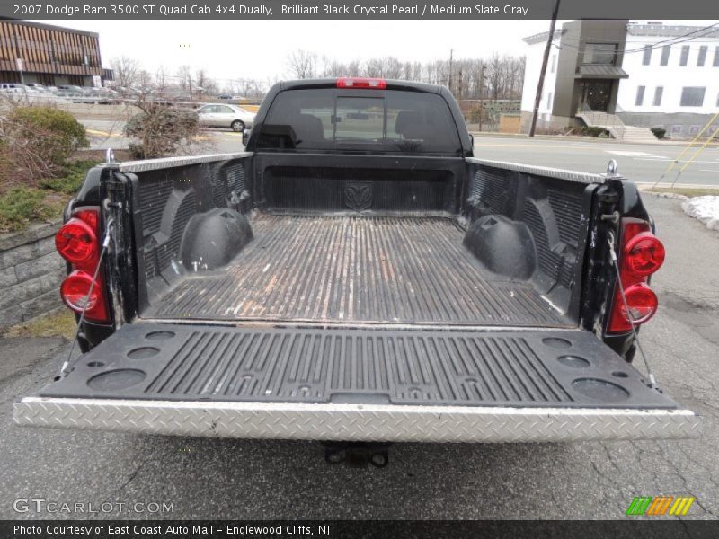 Brilliant Black Crystal Pearl / Medium Slate Gray 2007 Dodge Ram 3500 ST Quad Cab 4x4 Dually