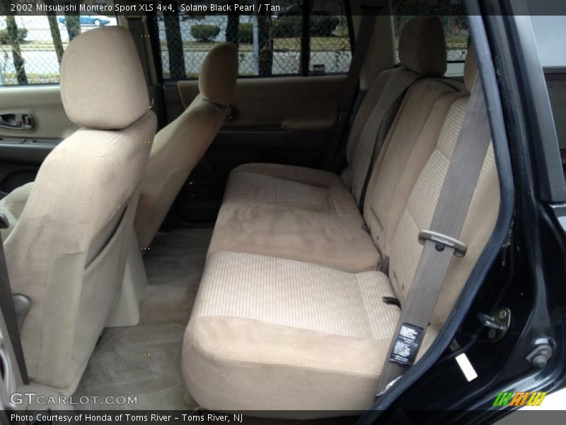 Rear Seat of 2002 Montero Sport XLS 4x4