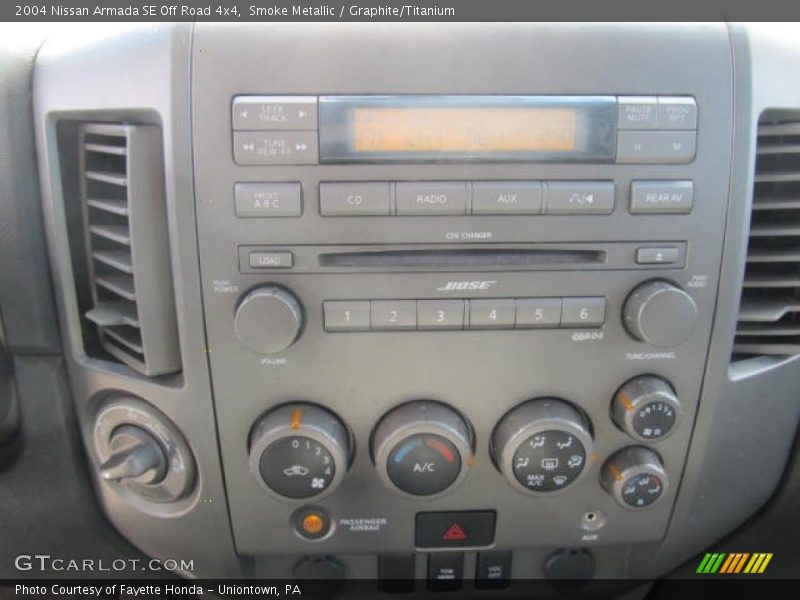 Smoke Metallic / Graphite/Titanium 2004 Nissan Armada SE Off Road 4x4