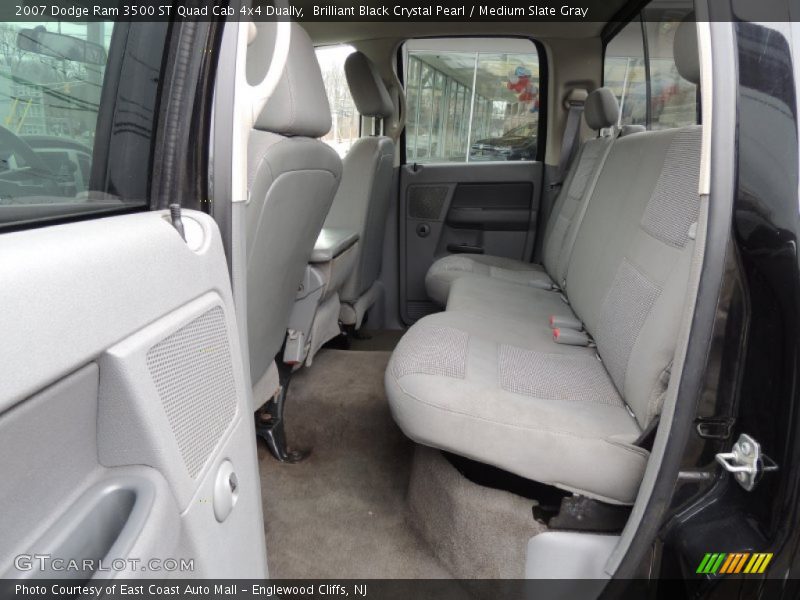 Brilliant Black Crystal Pearl / Medium Slate Gray 2007 Dodge Ram 3500 ST Quad Cab 4x4 Dually