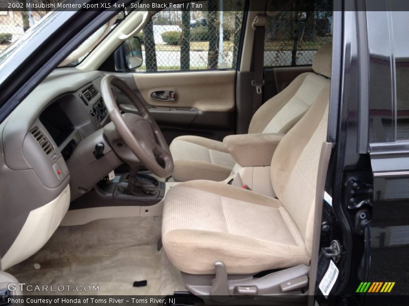 Front Seat of 2002 Montero Sport XLS 4x4