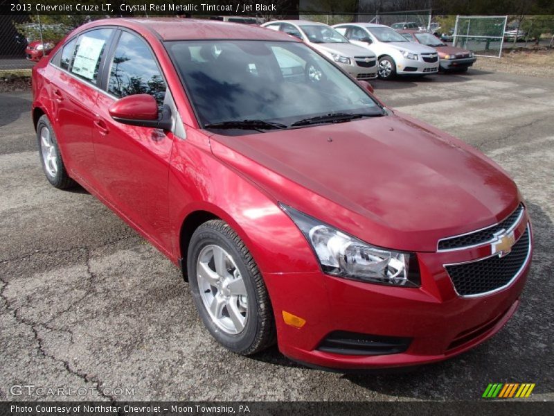 Crystal Red Metallic Tintcoat / Jet Black 2013 Chevrolet Cruze LT