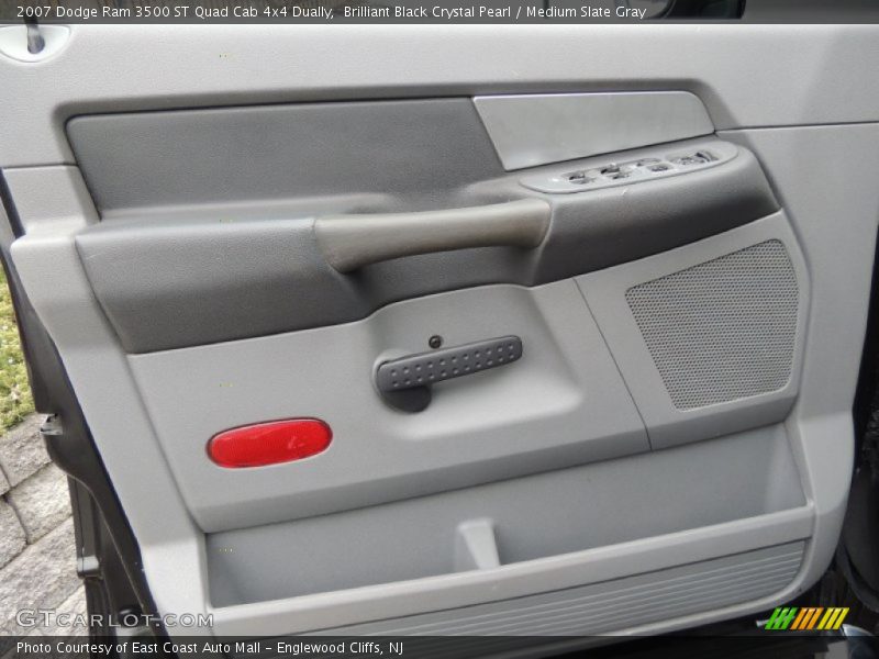 Brilliant Black Crystal Pearl / Medium Slate Gray 2007 Dodge Ram 3500 ST Quad Cab 4x4 Dually
