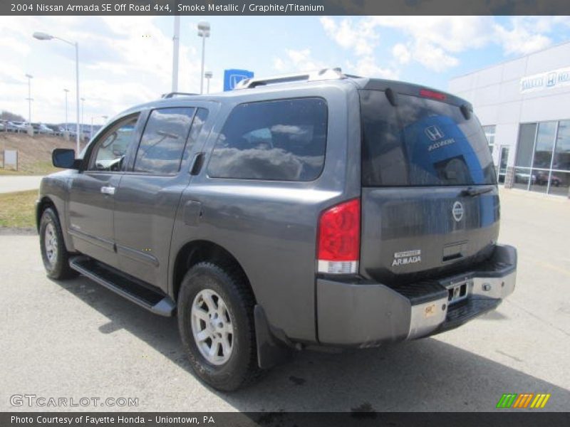 Smoke Metallic / Graphite/Titanium 2004 Nissan Armada SE Off Road 4x4