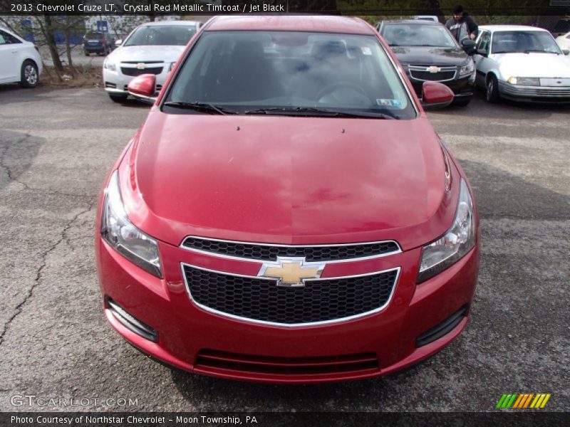Crystal Red Metallic Tintcoat / Jet Black 2013 Chevrolet Cruze LT