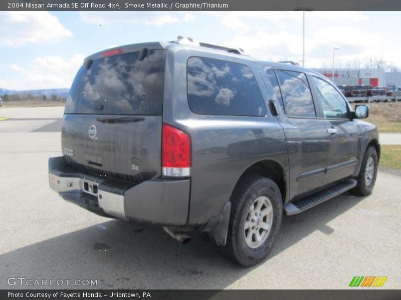 Smoke Metallic / Graphite/Titanium 2004 Nissan Armada SE Off Road 4x4