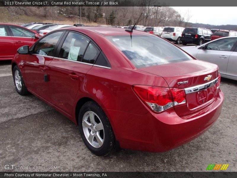 Crystal Red Metallic Tintcoat / Jet Black 2013 Chevrolet Cruze LT