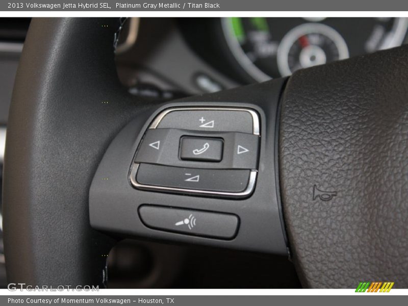 Platinum Gray Metallic / Titan Black 2013 Volkswagen Jetta Hybrid SEL