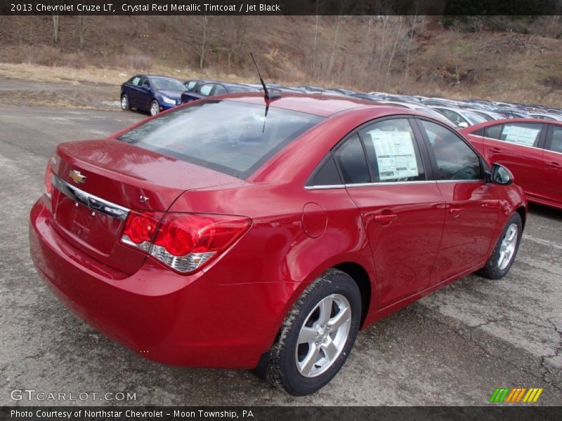 Crystal Red Metallic Tintcoat / Jet Black 2013 Chevrolet Cruze LT
