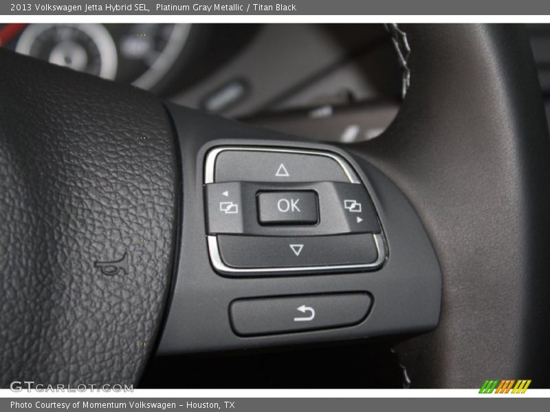 Platinum Gray Metallic / Titan Black 2013 Volkswagen Jetta Hybrid SEL