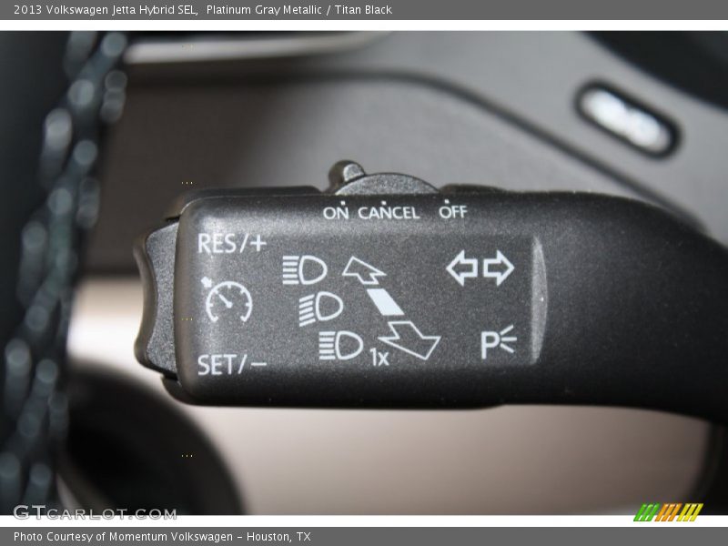 Platinum Gray Metallic / Titan Black 2013 Volkswagen Jetta Hybrid SEL