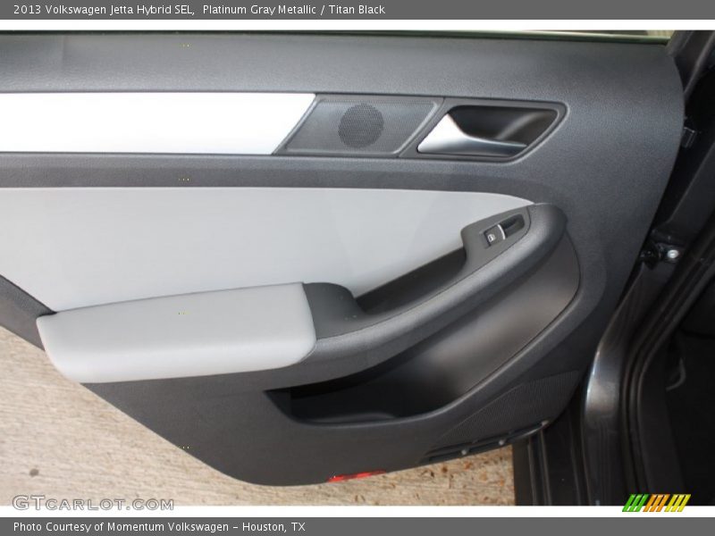 Platinum Gray Metallic / Titan Black 2013 Volkswagen Jetta Hybrid SEL