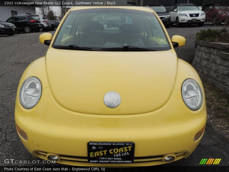 Sunflower Yellow / Black 2003 Volkswagen New Beetle GLS Coupe