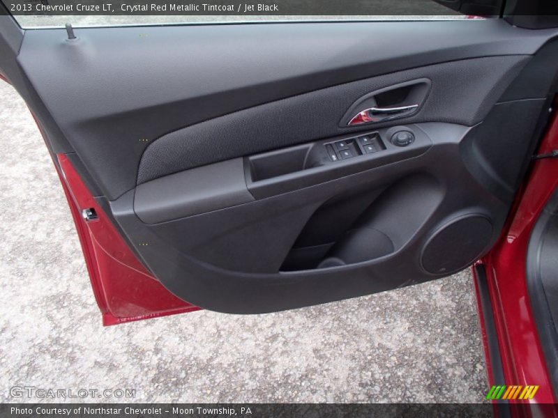 Crystal Red Metallic Tintcoat / Jet Black 2013 Chevrolet Cruze LT