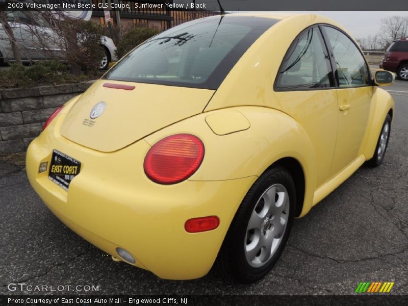 Sunflower Yellow / Black 2003 Volkswagen New Beetle GLS Coupe