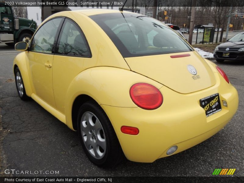 Sunflower Yellow / Black 2003 Volkswagen New Beetle GLS Coupe