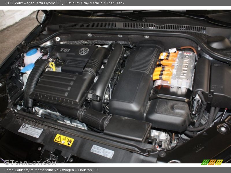 Platinum Gray Metallic / Titan Black 2013 Volkswagen Jetta Hybrid SEL