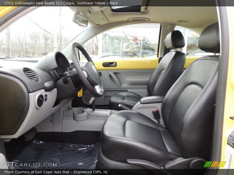 Sunflower Yellow / Black 2003 Volkswagen New Beetle GLS Coupe